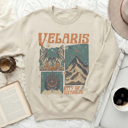 Velaris City of Starlight graphic sweatshirt