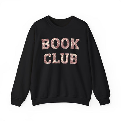 Cozy Black Book Club Sweater Perfect for Readers
