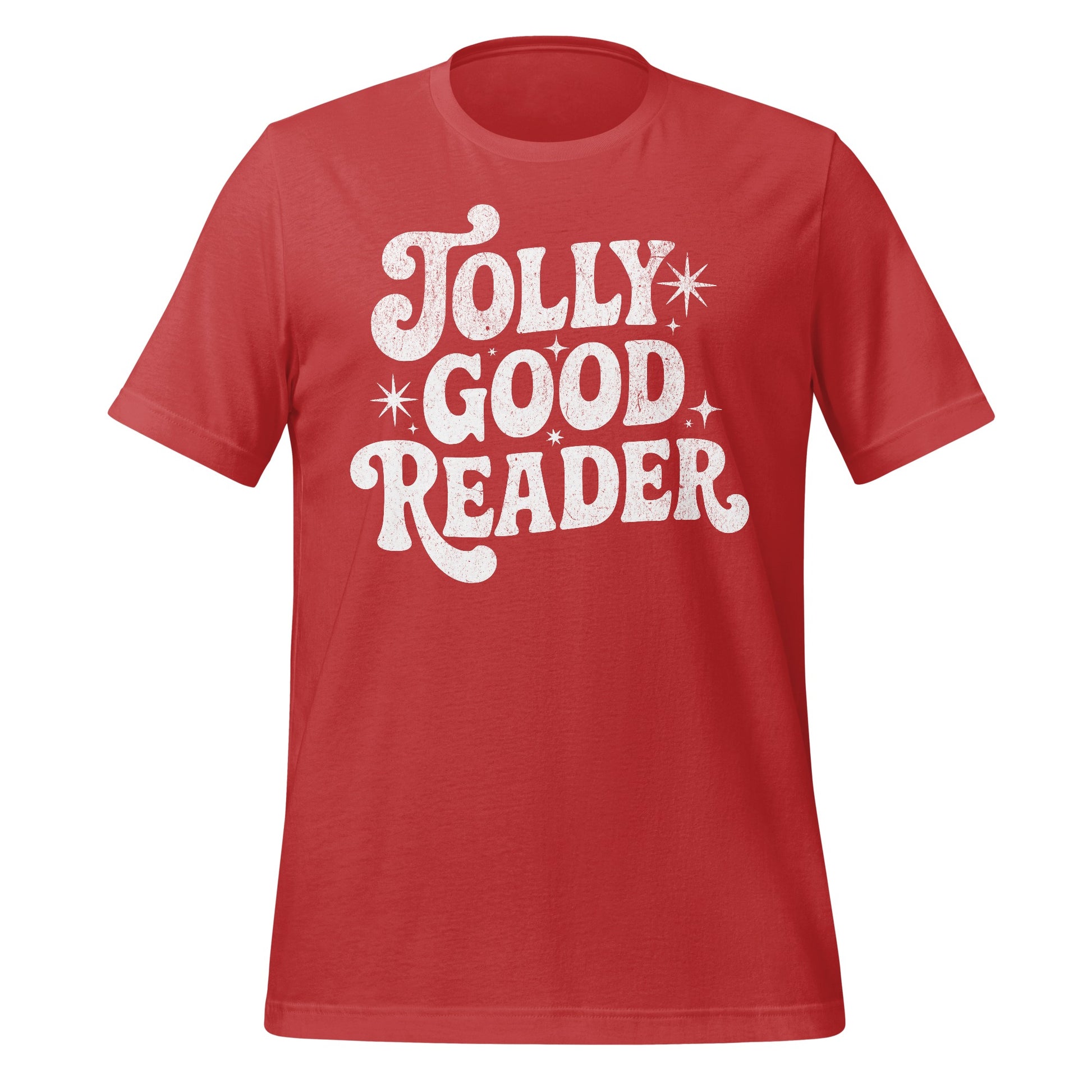 Jolly Good Reader T-Shirt with Unique Retro Design