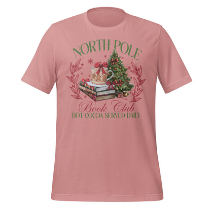 North Pole Book Club Hot Cocoa Served Daily shirt
