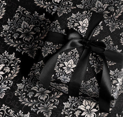 Elegant Floral Pattern Design with Stylish Gift Wrap