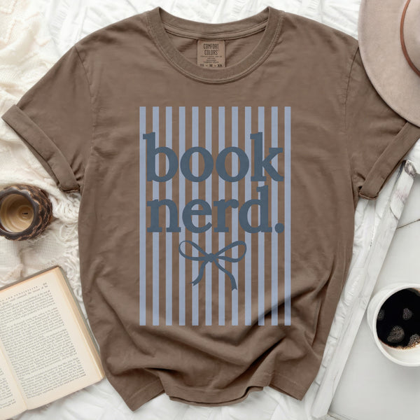 Classic Book Nerd Tee in Espresso