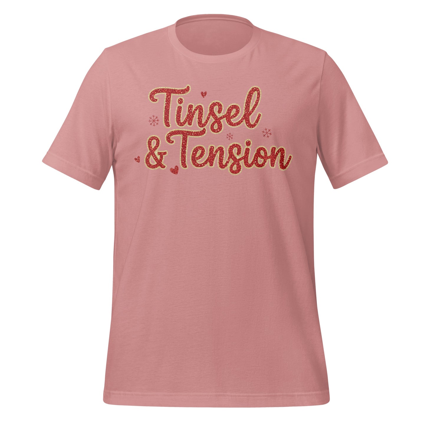 Festive Tinsel and Tension Graphic T-Shirt Product