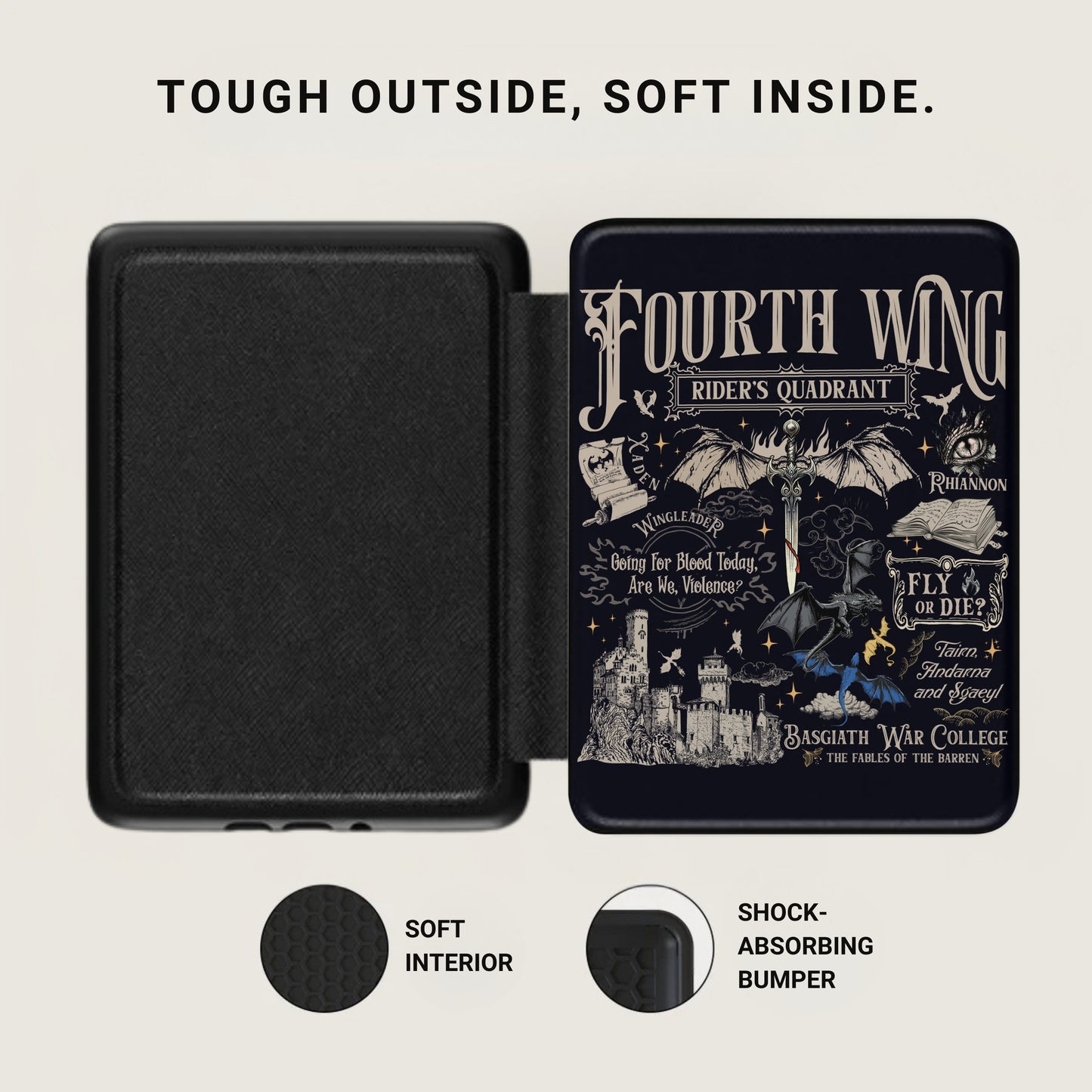 Fourth Wing Rider's Quadrant Tough Outside Soft Inside product type