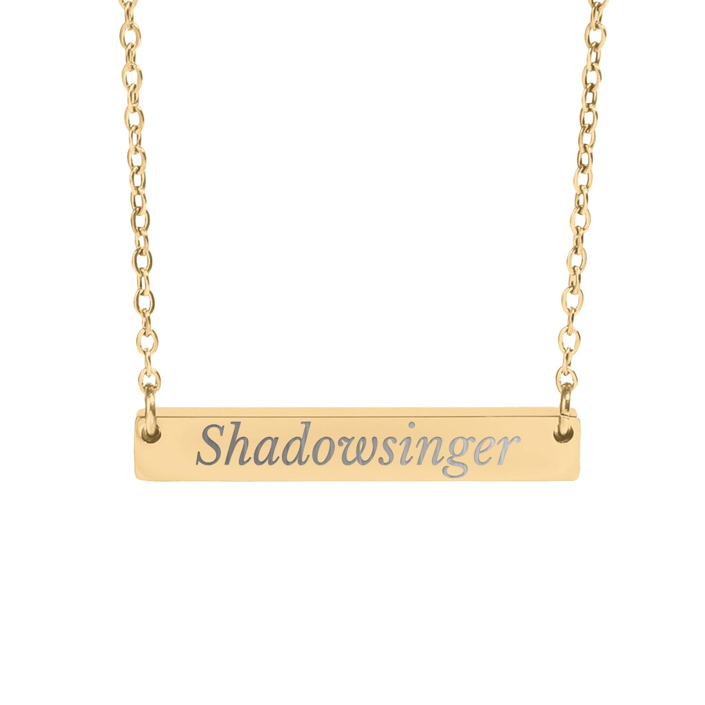 Shadowsinger Engraved Necklace Jewelry Product