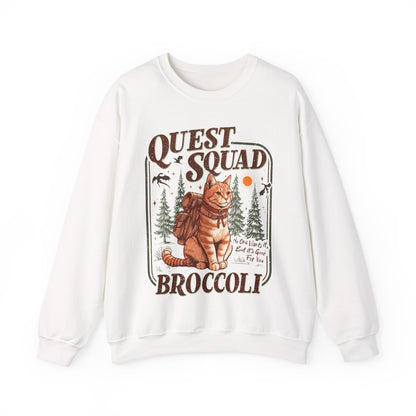 Quest Squad Broccoli Cat Sweatshirt