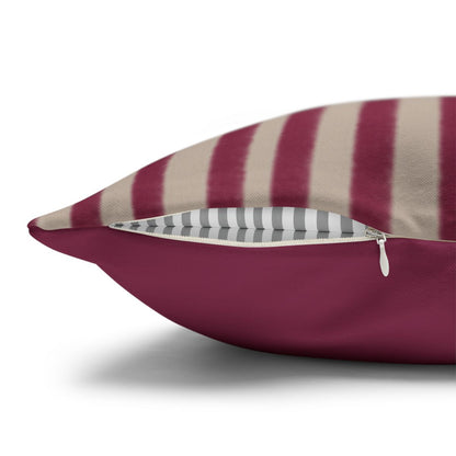 Striped Decorative Pillow with Zipper Home Decor Item