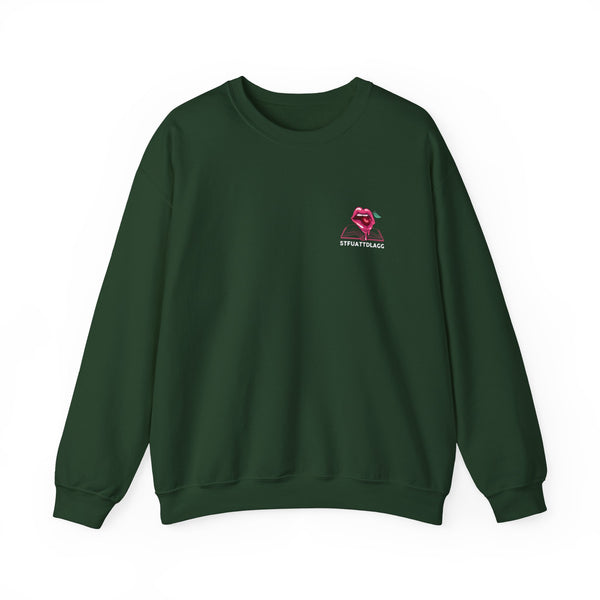 SMUT SLUT Sweatshirt in Forest Green