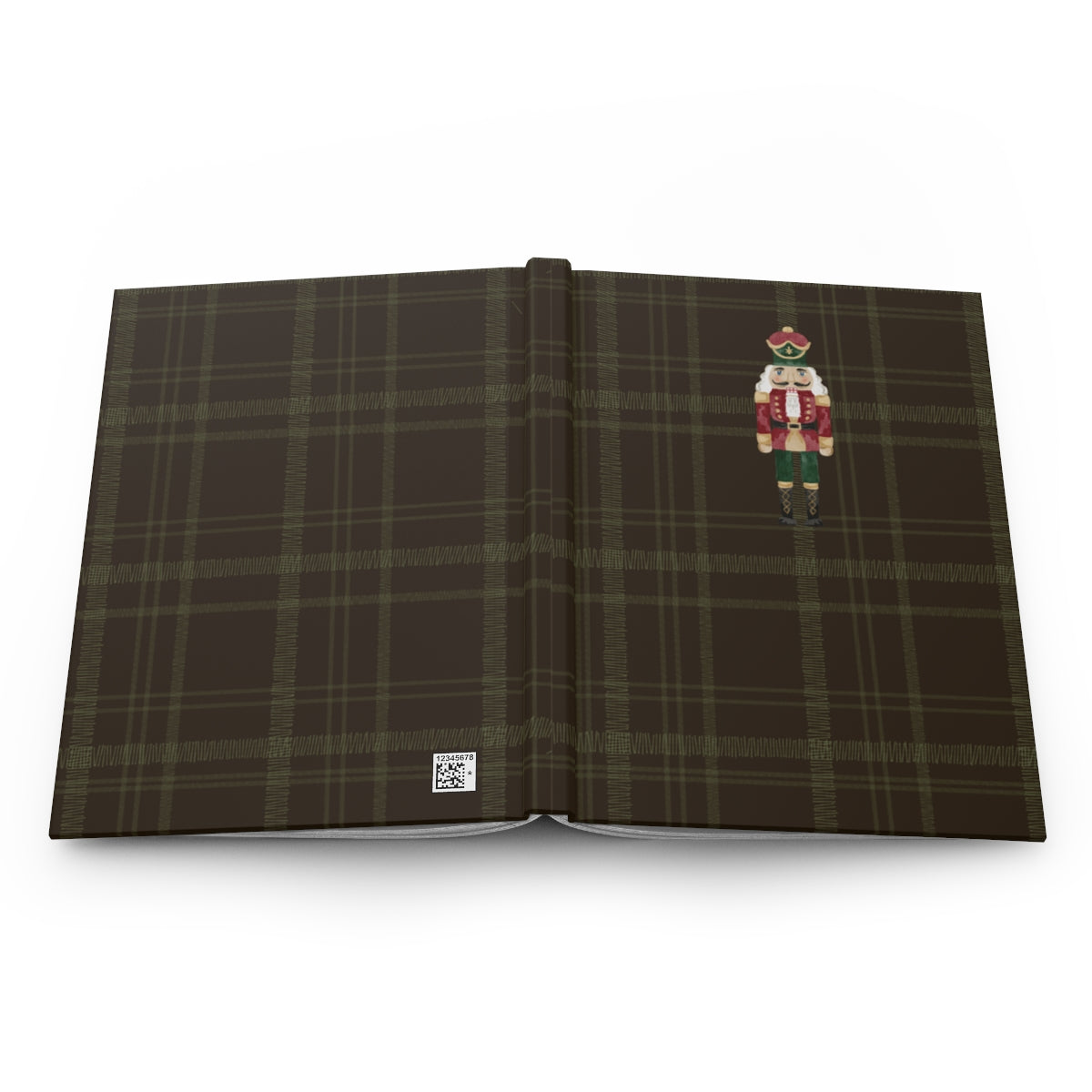 Classic Plaid Journal with Unique Doll Accent