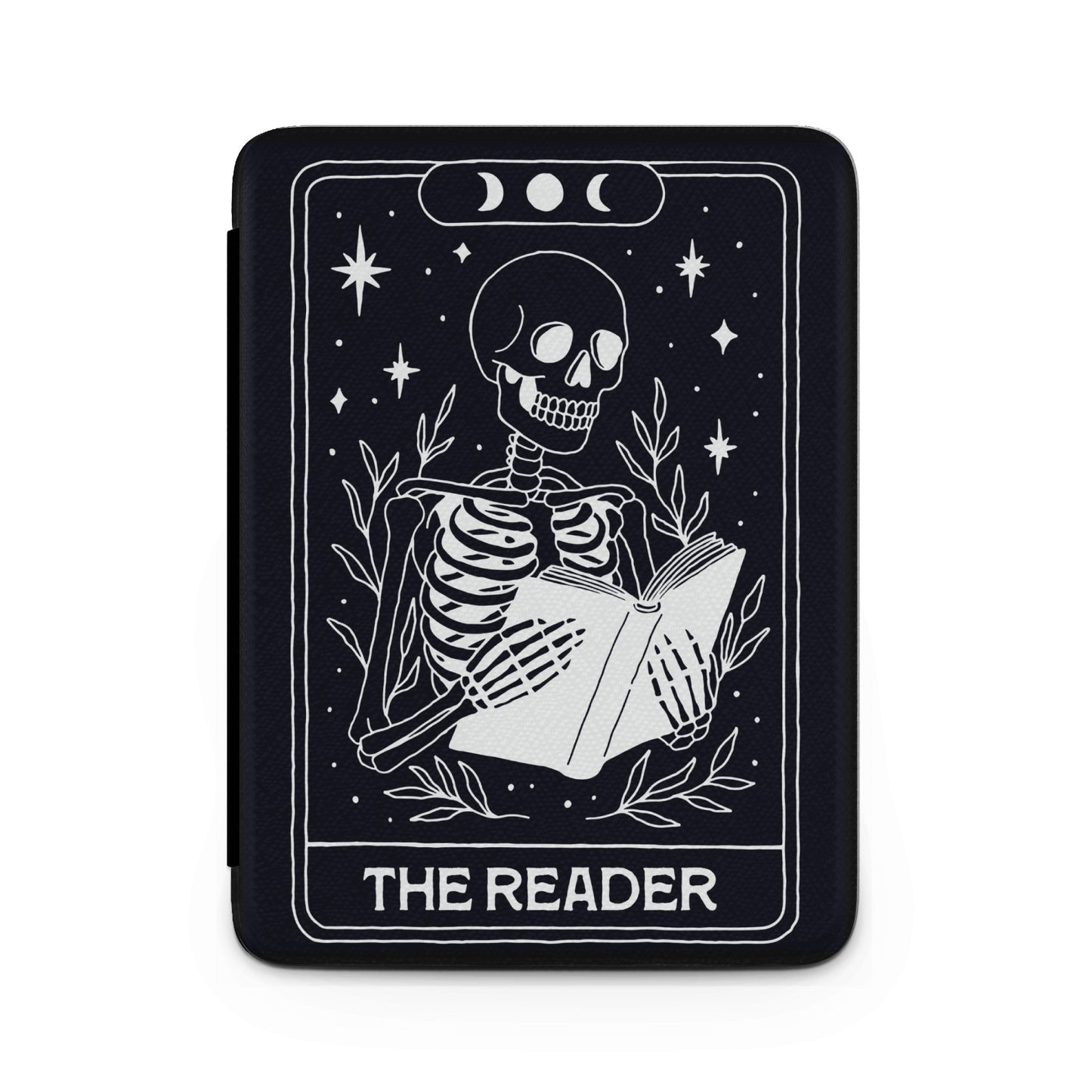Tarot The Reader Skeleton Book Moon Starry Foliage product type