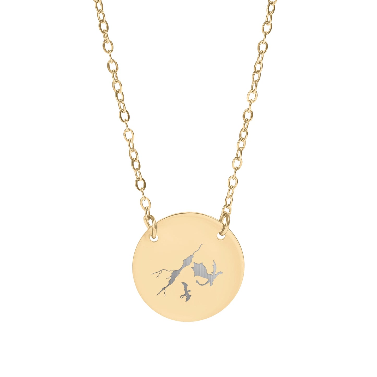 Elegant Necklace with Intricate Tree Design Pendant