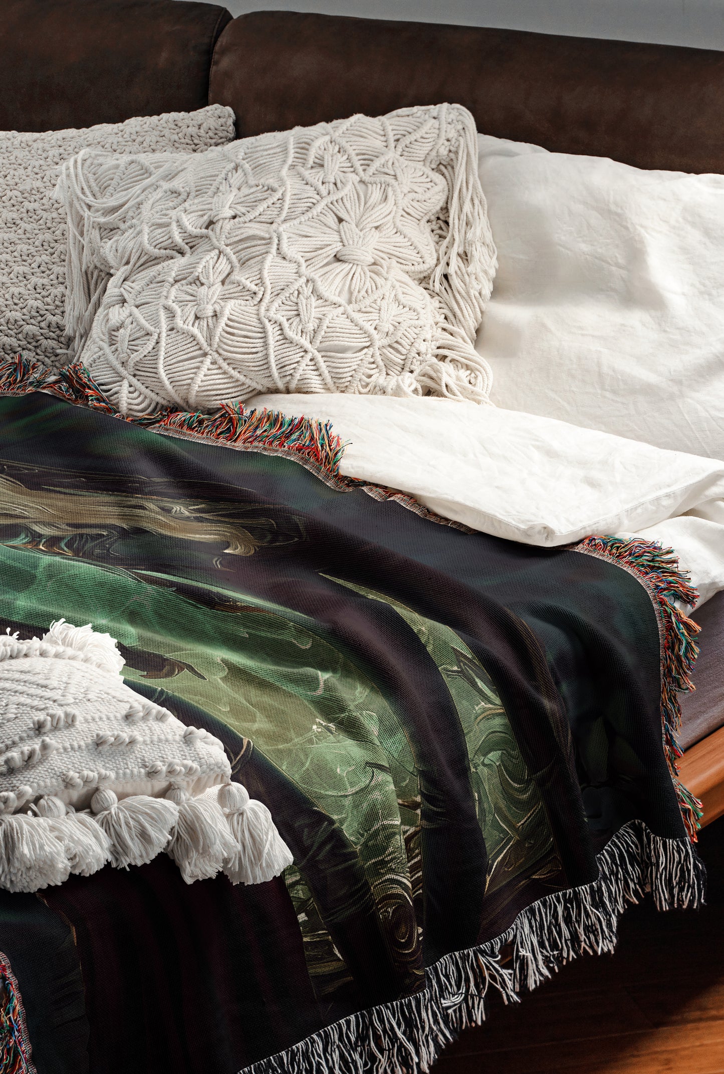 Bookish Fantasy Mirror Scene Blanket