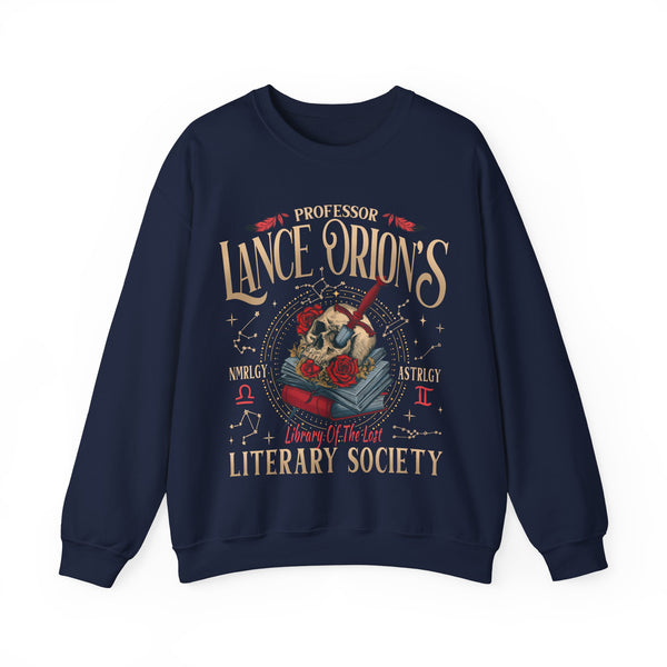 Lance Orion Literary Sweater in Navy