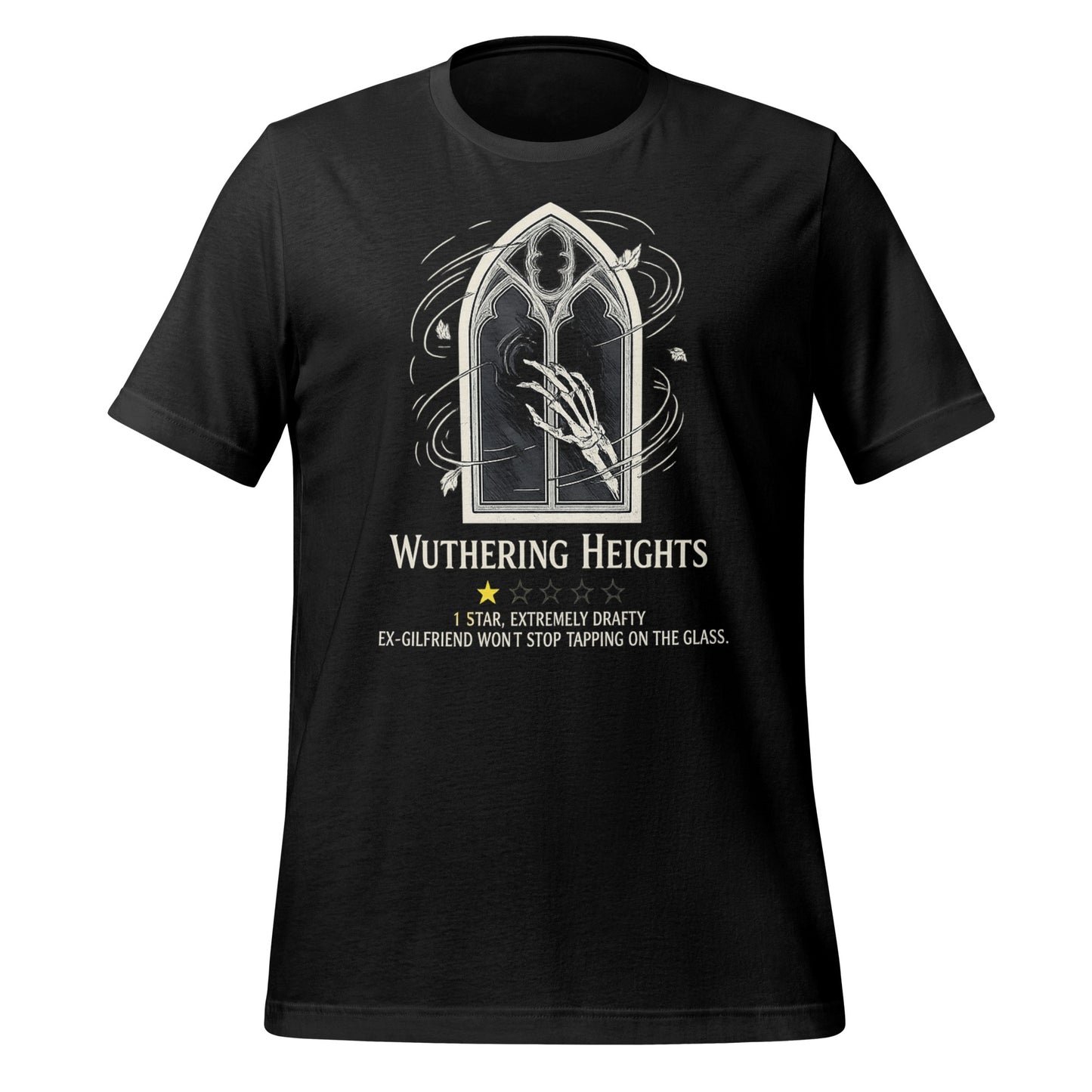 Wuthering Heights Drafty Skeleton Window T-Shirt