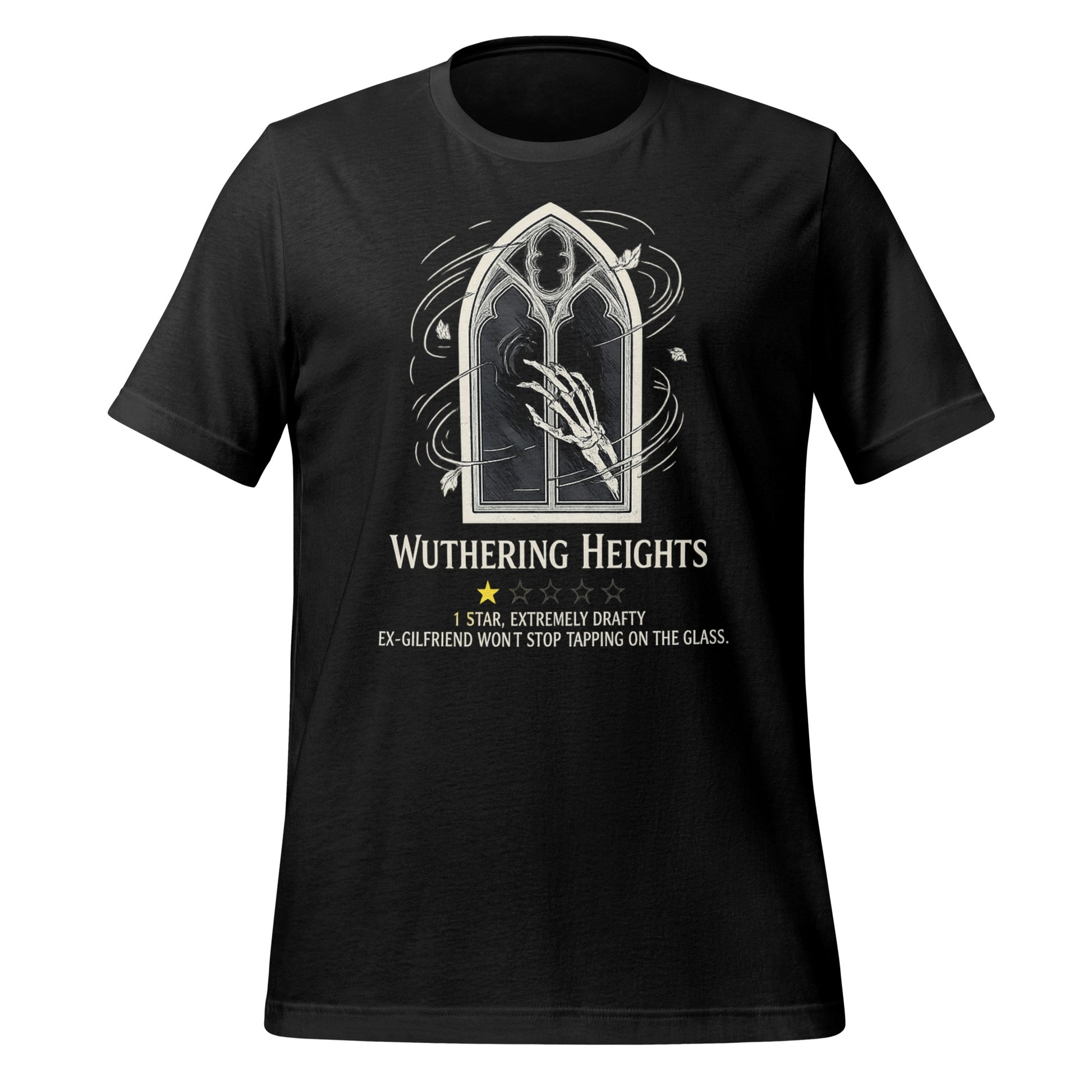 Wuthering Heights Drafty Skeleton Window T-Shirt