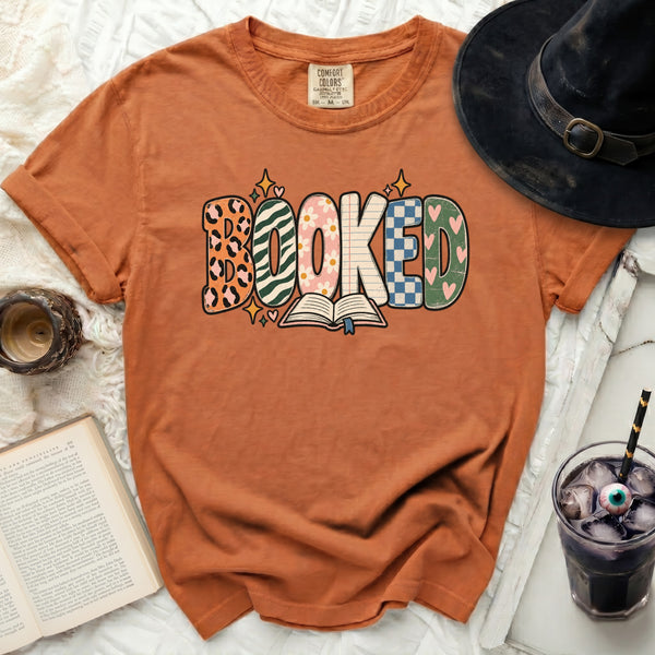 Retro Booked Tee in Yam