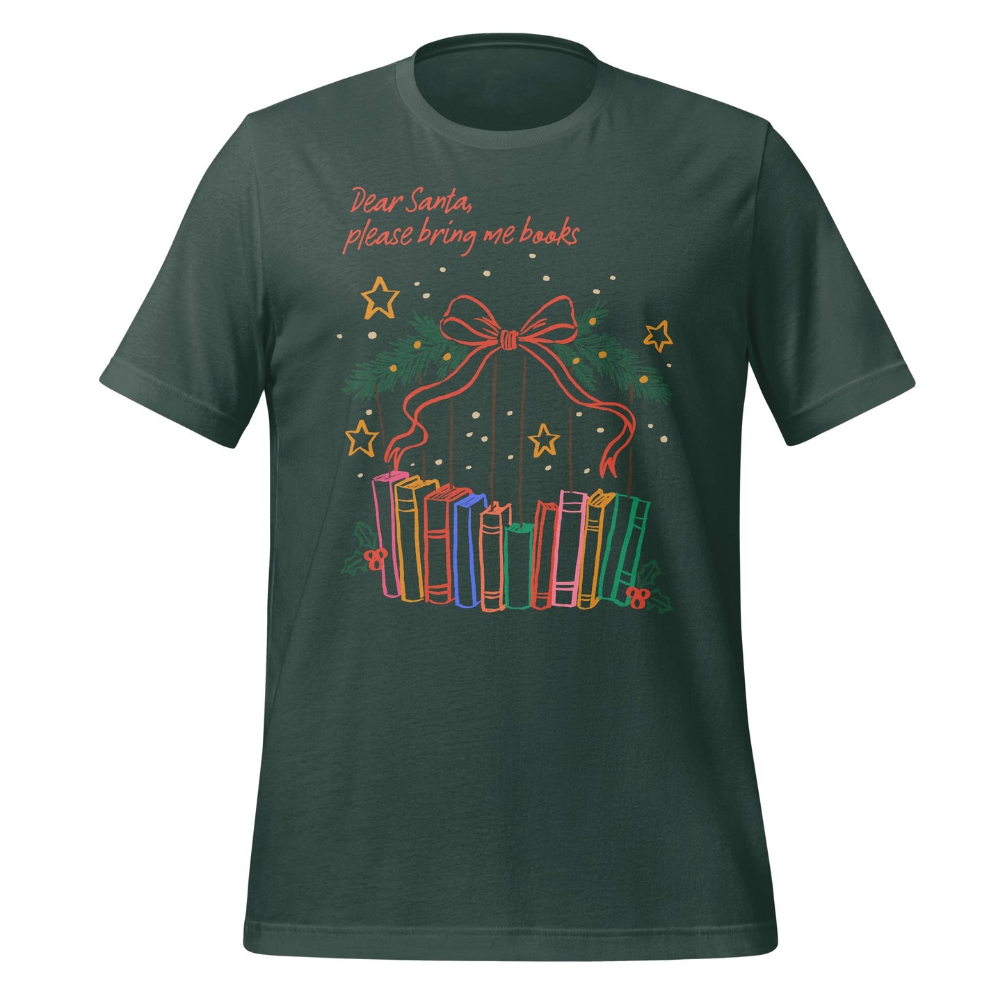 Dear Santa Please Bring Me Books T-Shirt