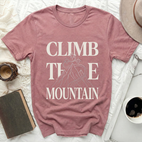Ramiel Starry Peak Tee in Heather Mauve