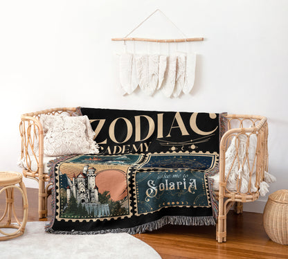 Stamp Zodiac Academy Blanket