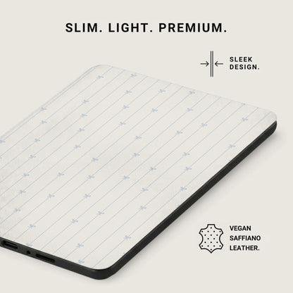 Slim Light Premium Sleek Design Vegan Saffiano Leather