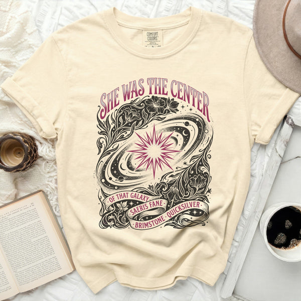 She Was The Center Tee in Ivory