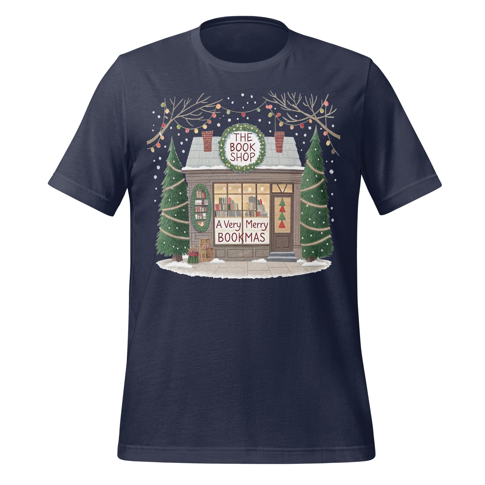 The Book Shop A Very Merry Bookmas T-Shirt
