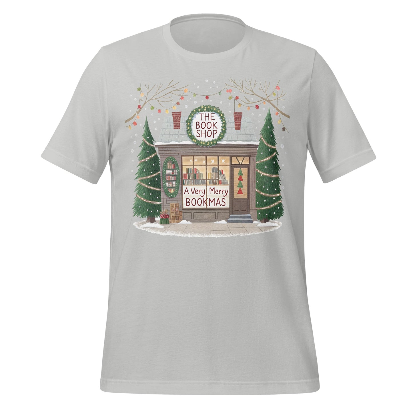 A Very Merry Bookmas T-Shirt Perfect for Book Lovers