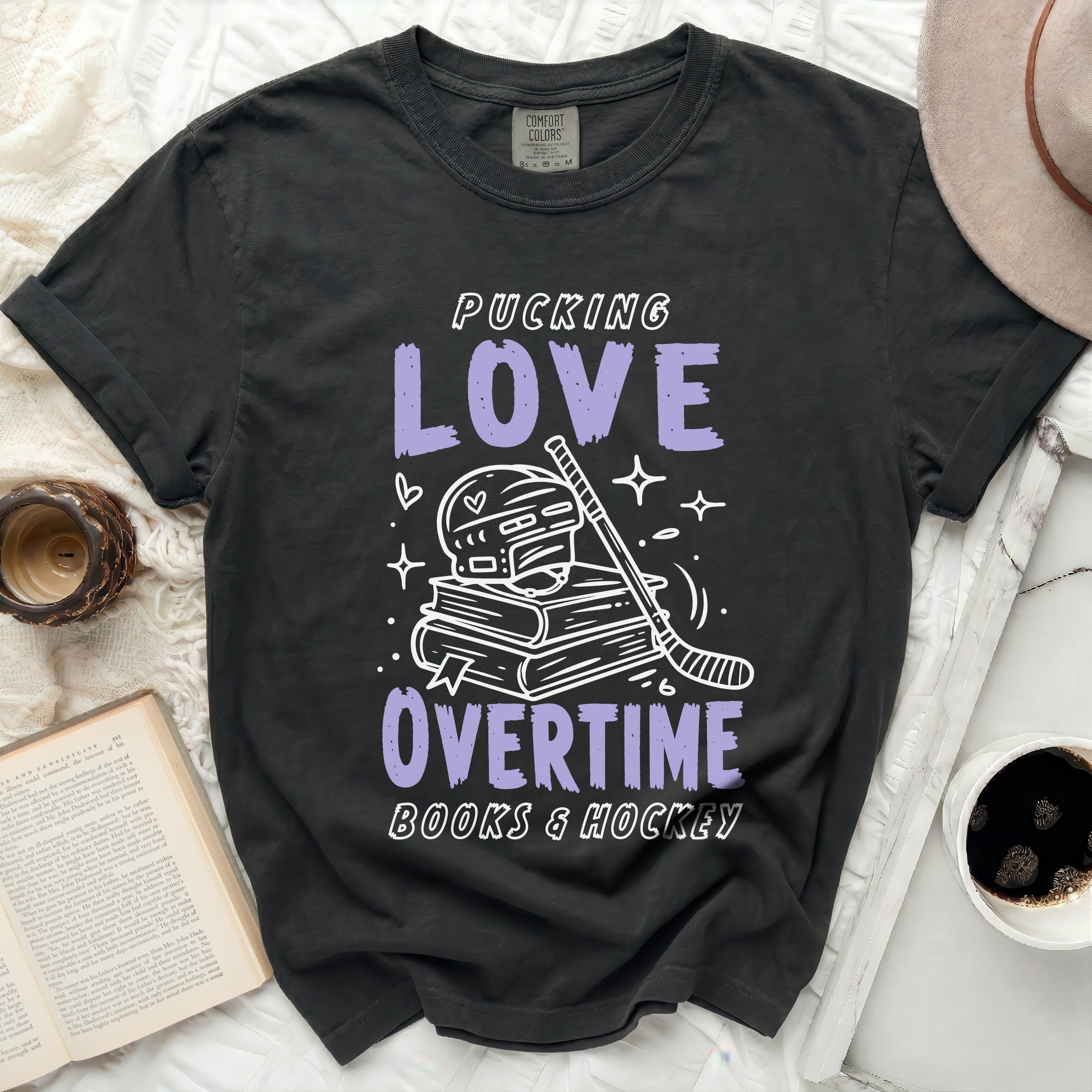 Dark t-shirt with 