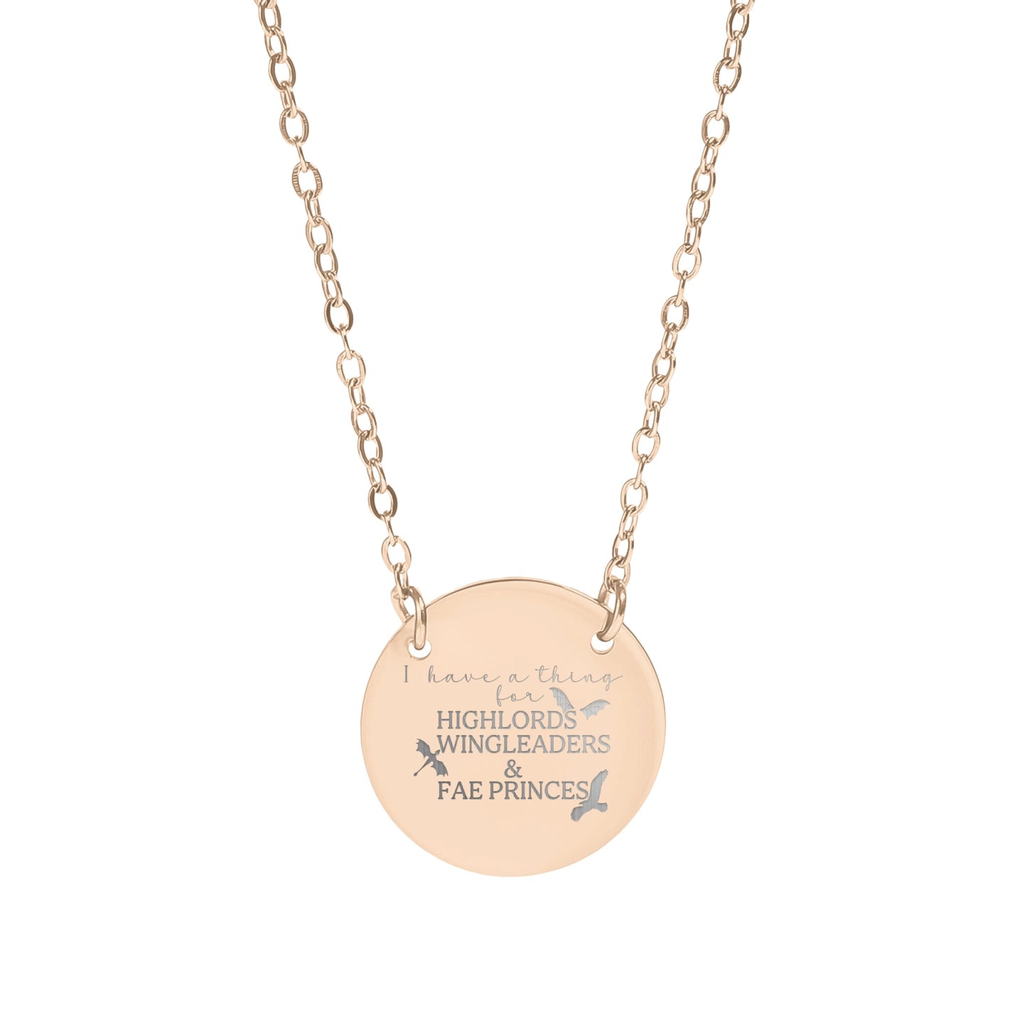 High Lords Wing Leaders and Fae Princes Necklace