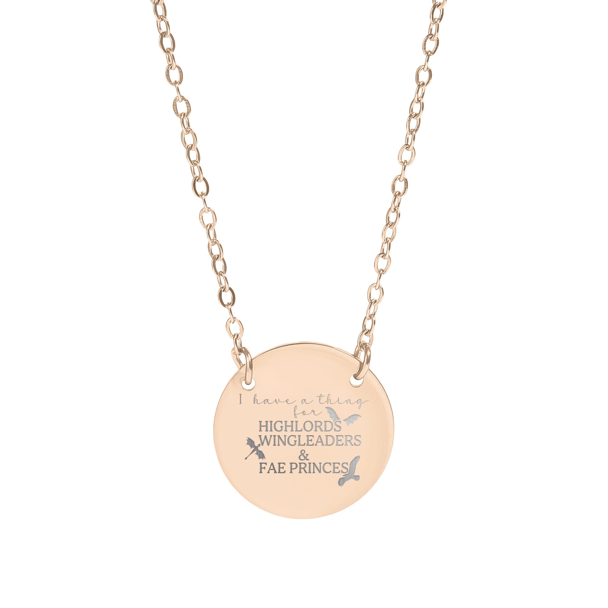 High Lords Wing Leaders and Fae Princes Necklace