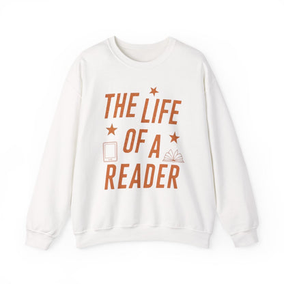 The Life of a Reader Graphic White Sweatshirt product