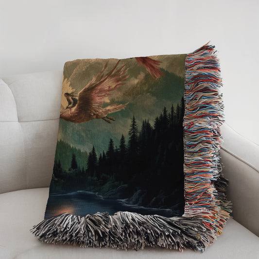 Nesryn & Sartaq Throne of Glass Woven Blanket
