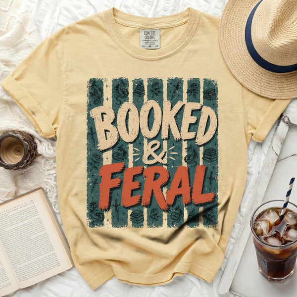 Booked Feral Tee in Butter