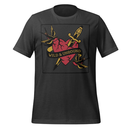 Wild and Unbound Heart and Sword Graphic T-shirt