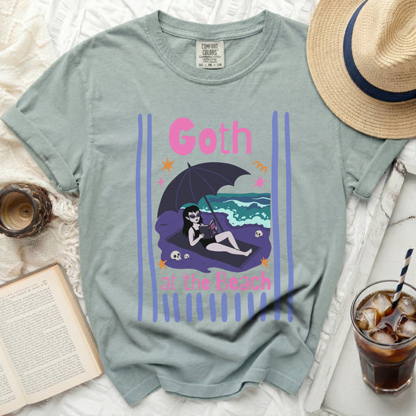 Goth at the Beach Tee in Bay