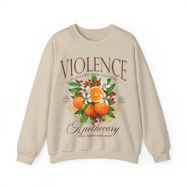 Violence Apothecary Sweatshirt in Sand