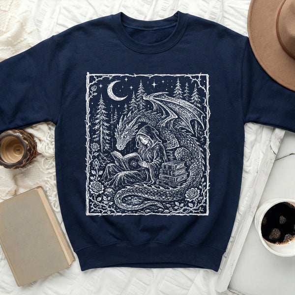 Moonlit Lorekeeper Sweatshirt in Navy