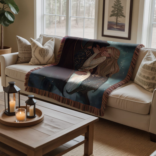 Feyre & Rhysand Bookish Blanket