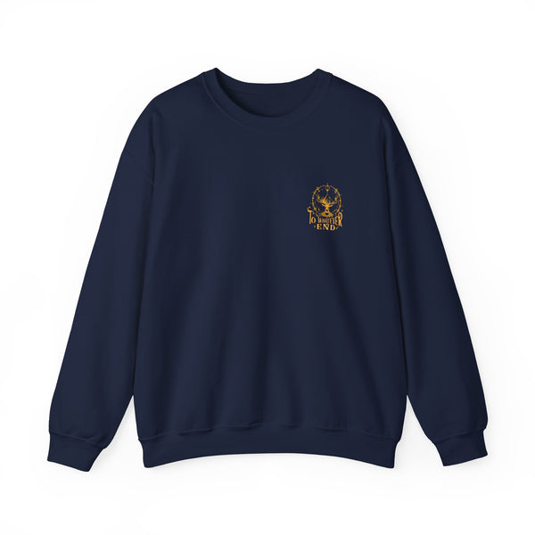 "To Whatever End" Tribute Sweatshirt in Navy