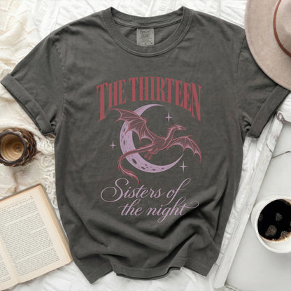 The Thirteen Sisters of the Night dragon t-shirt.
