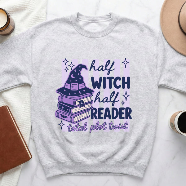 Half Witch Reader Sweatshirt in Ash