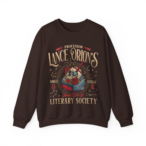 Lance Orion Literary Sweater in Dark Chocolate