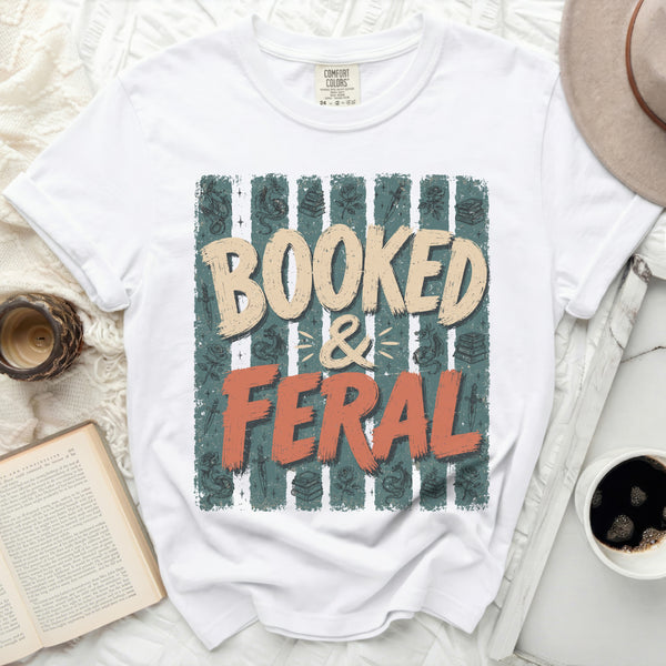Booked Feral Tee in White
