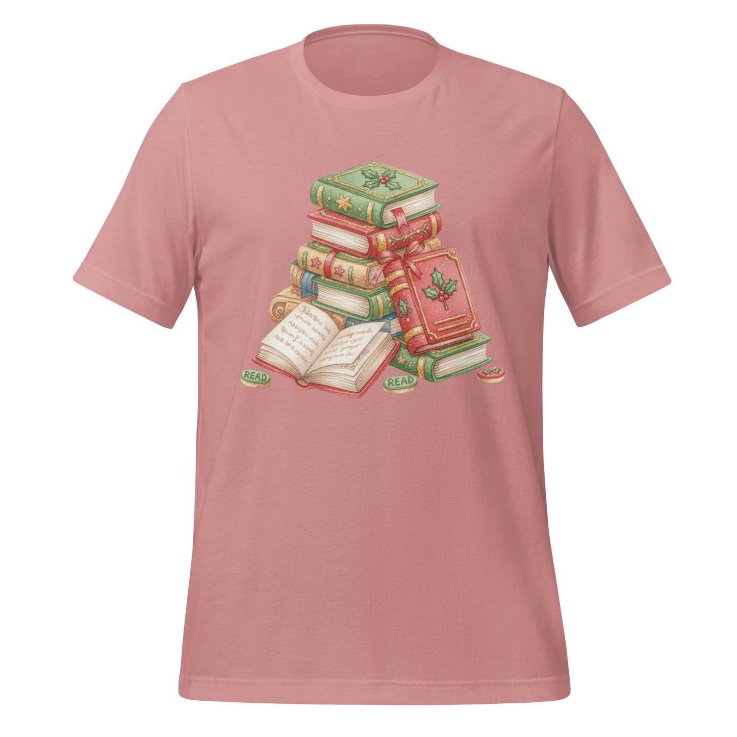 Christmas Books Graphic Unisex T-Shirt
