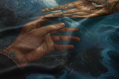 Ethereal Cosmic Hands Fantasy Art Design product