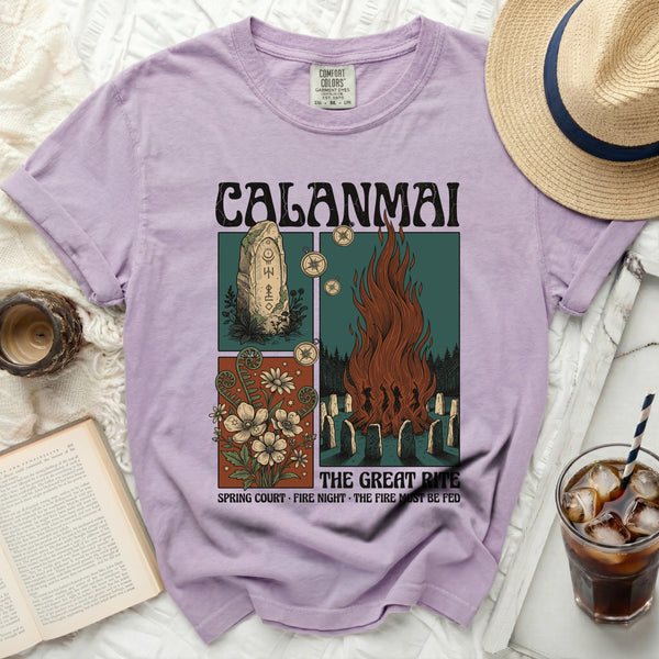 Calanmai Great Rite Tee in Orchid