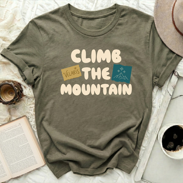 Velaris Retro Sticker Tee in Military Green