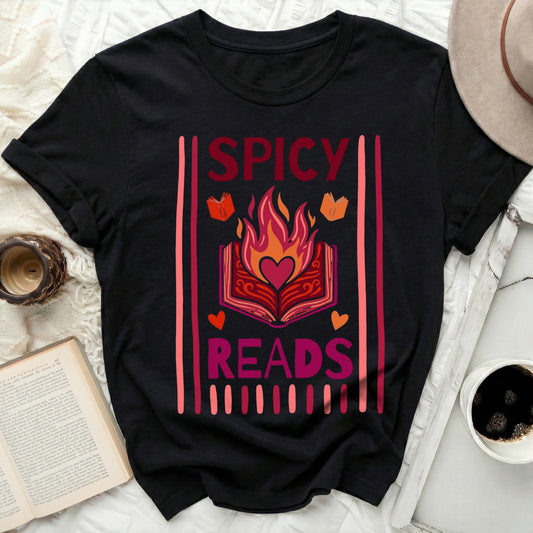 Spicy Reads Book Lover Passionate Reader product type