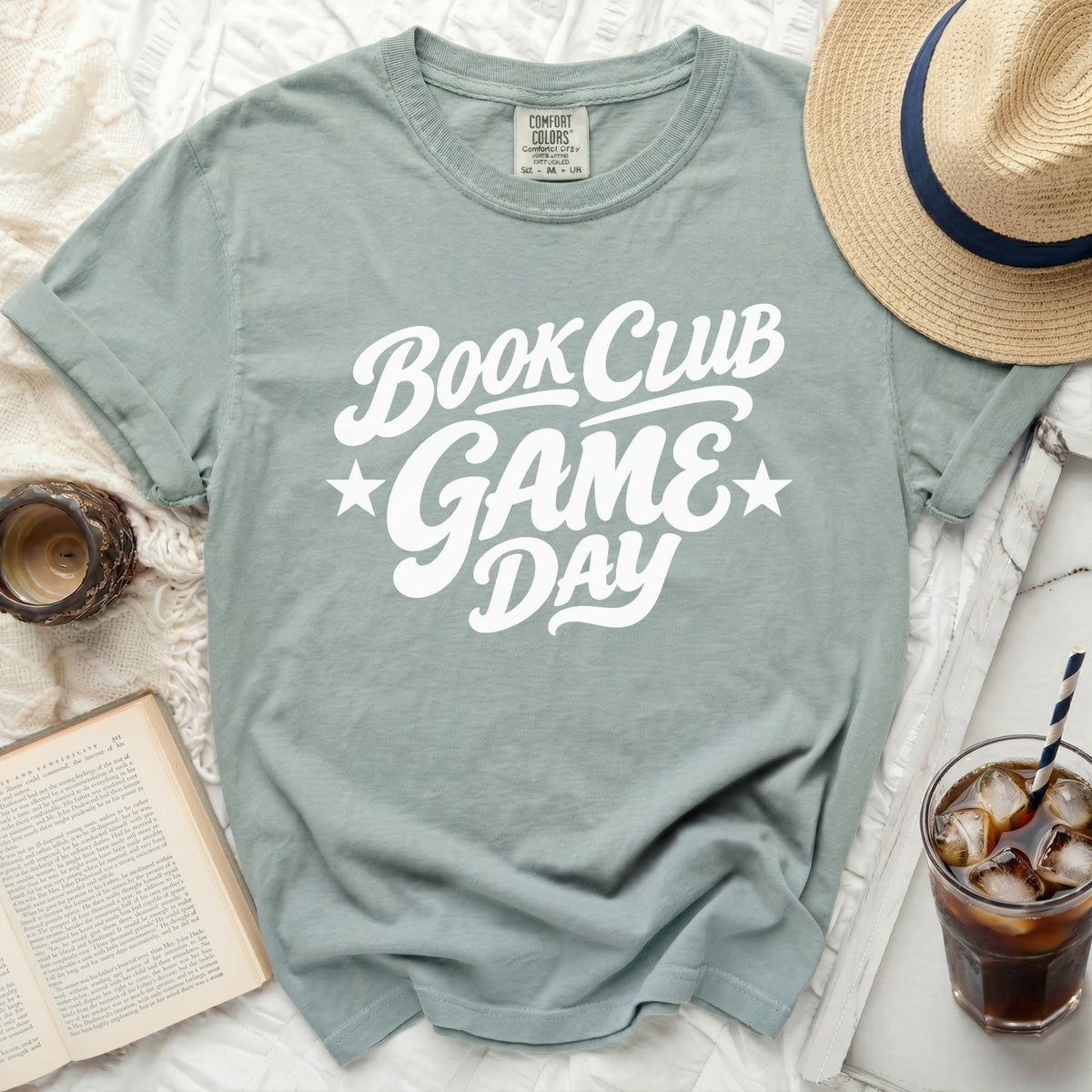 Book Club Game Day Tee