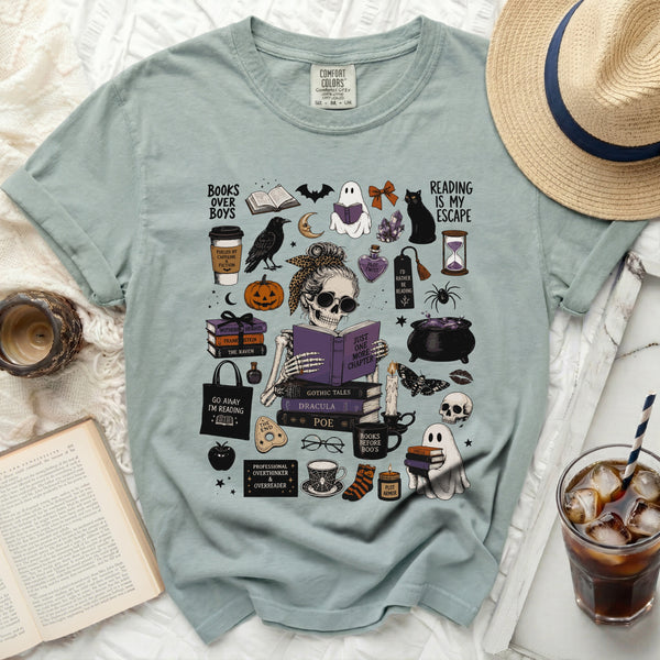 Gothic Reader Tee in Bay